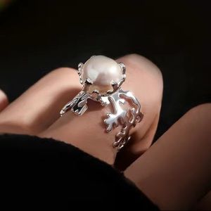 Coral Inspired Freshwater Pearl Ring